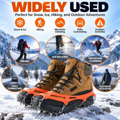 Anti-Slip Ice Grips for Shoes & Boots