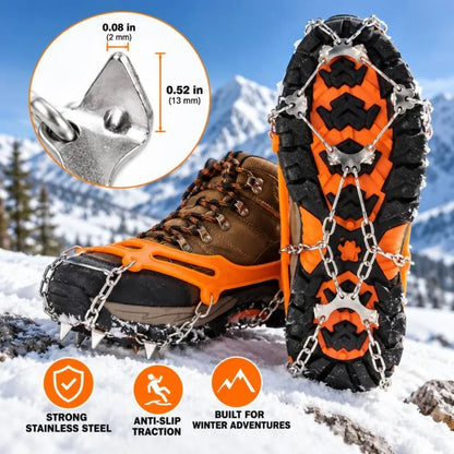 Anti-Slip Ice Grips for Shoes & Boots