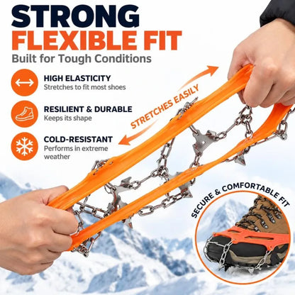 Anti-Slip Ice Grips for Shoes & Boots